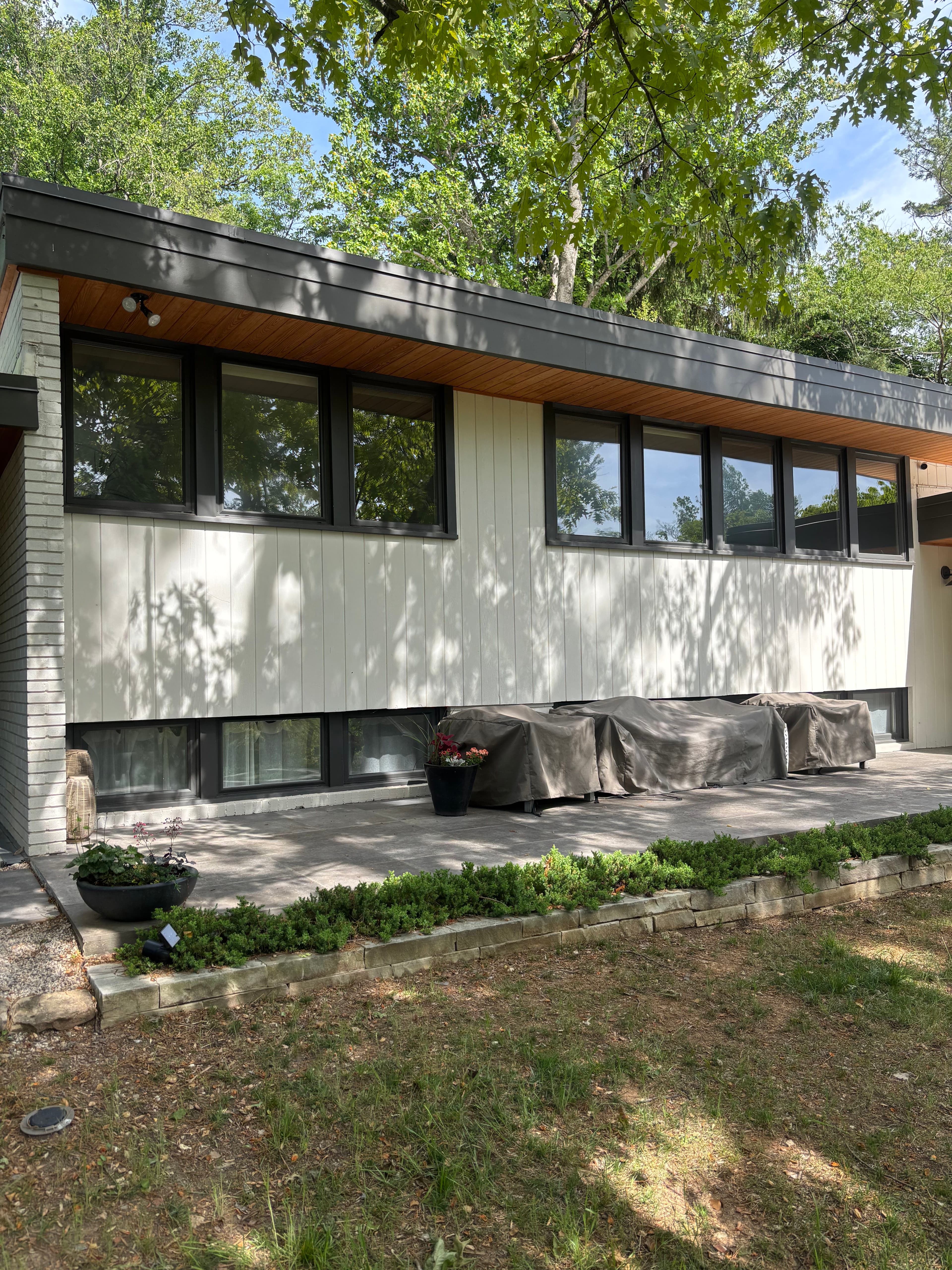 Project Full Exterior Window Cleaning on a Glass-Heavy Modern Home image